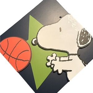 Snoopy Basketball Wall Art